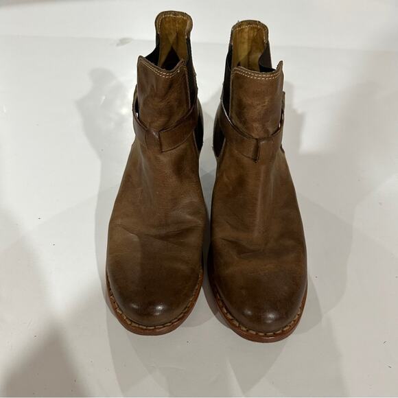 Rag & Bone Durham Brown Leather Chelsea Ankle Booties Size 7 - Picture 2 of 9